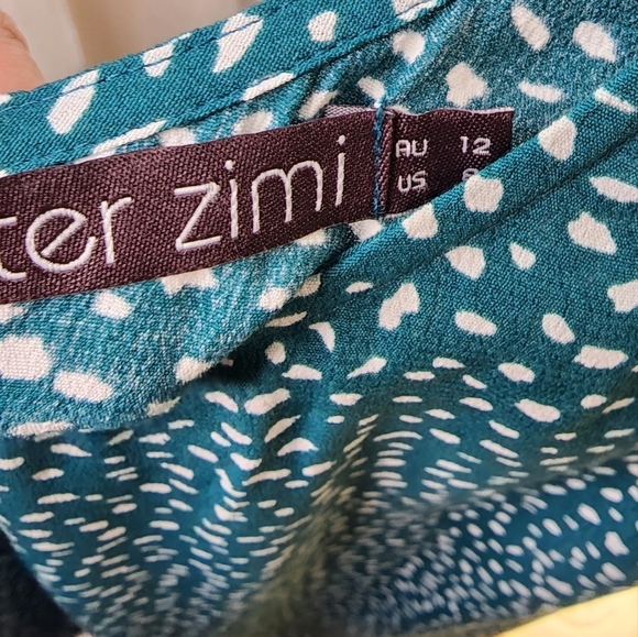 Mister Zimi Tops - Mister Zimi size 12 100% viscose short sleeve blouse